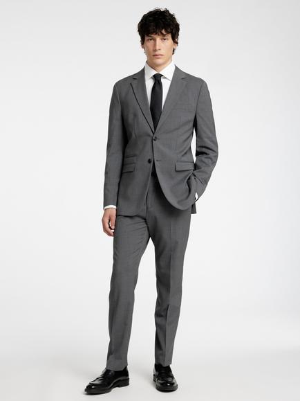 Selected Wool Blend Suit Jacket, Grey Wool - view 2, Grey Wool