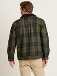 Brakeburn Borg Lined Trucker Jacket, Green