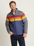 Brakeburn Colour Block Puffer Jacket, Multi, Multi