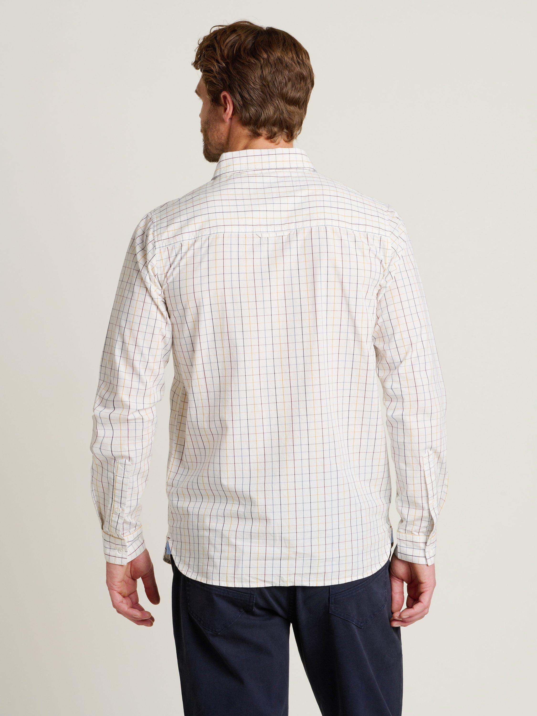 Product image 2 of 4, which shows Brakeburn Check Shirt, Cream, S