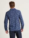 Brakeburn Cotton Regular Fit Paisley Shirt, Blue