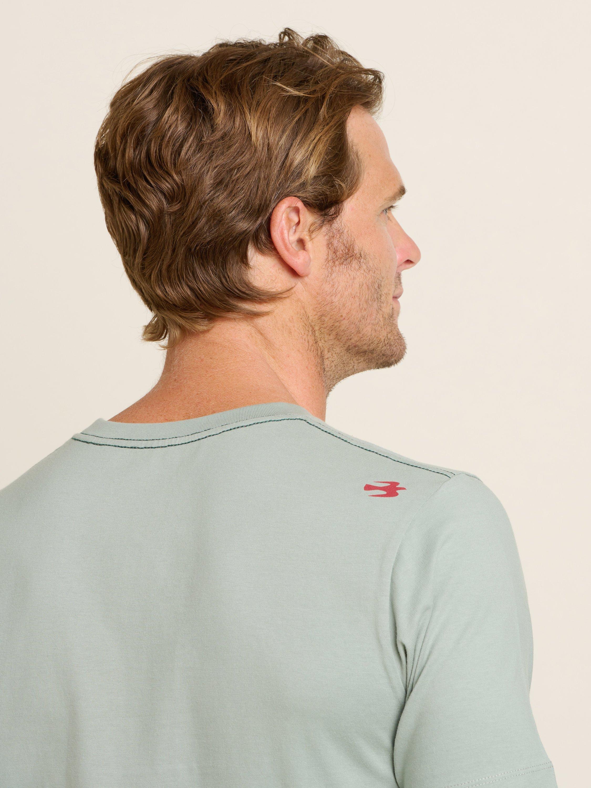 Product image 4 of 4, which shows Brakeburn Cotton Regular Fit Sup Kit T-Shirt, Green, S