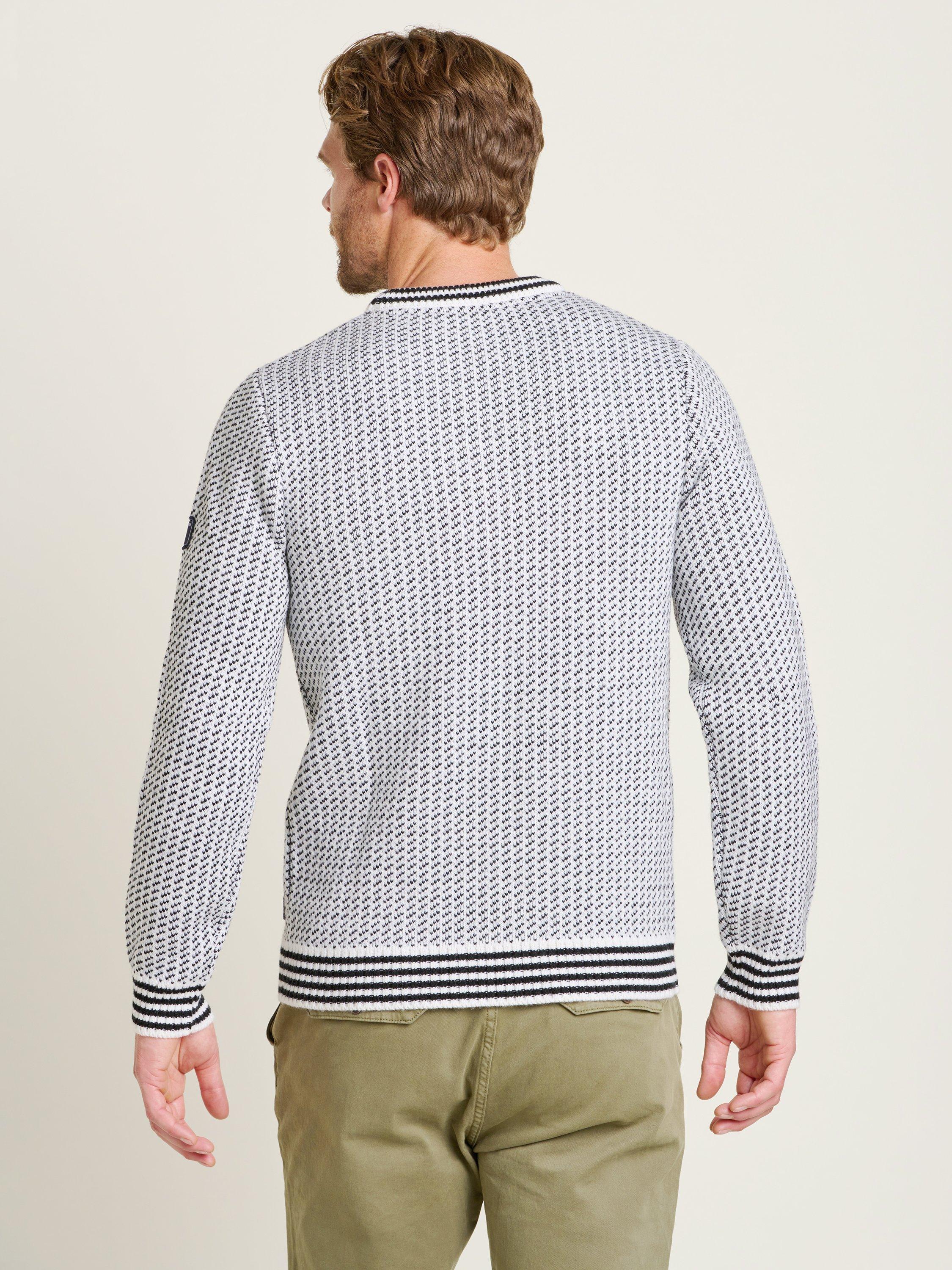 Product image 2 of 4, which shows Brakeburn Fisherman's Jumper, Cream, S