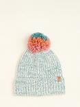 Brakeburn Colour Block Bobble Hat, Teal