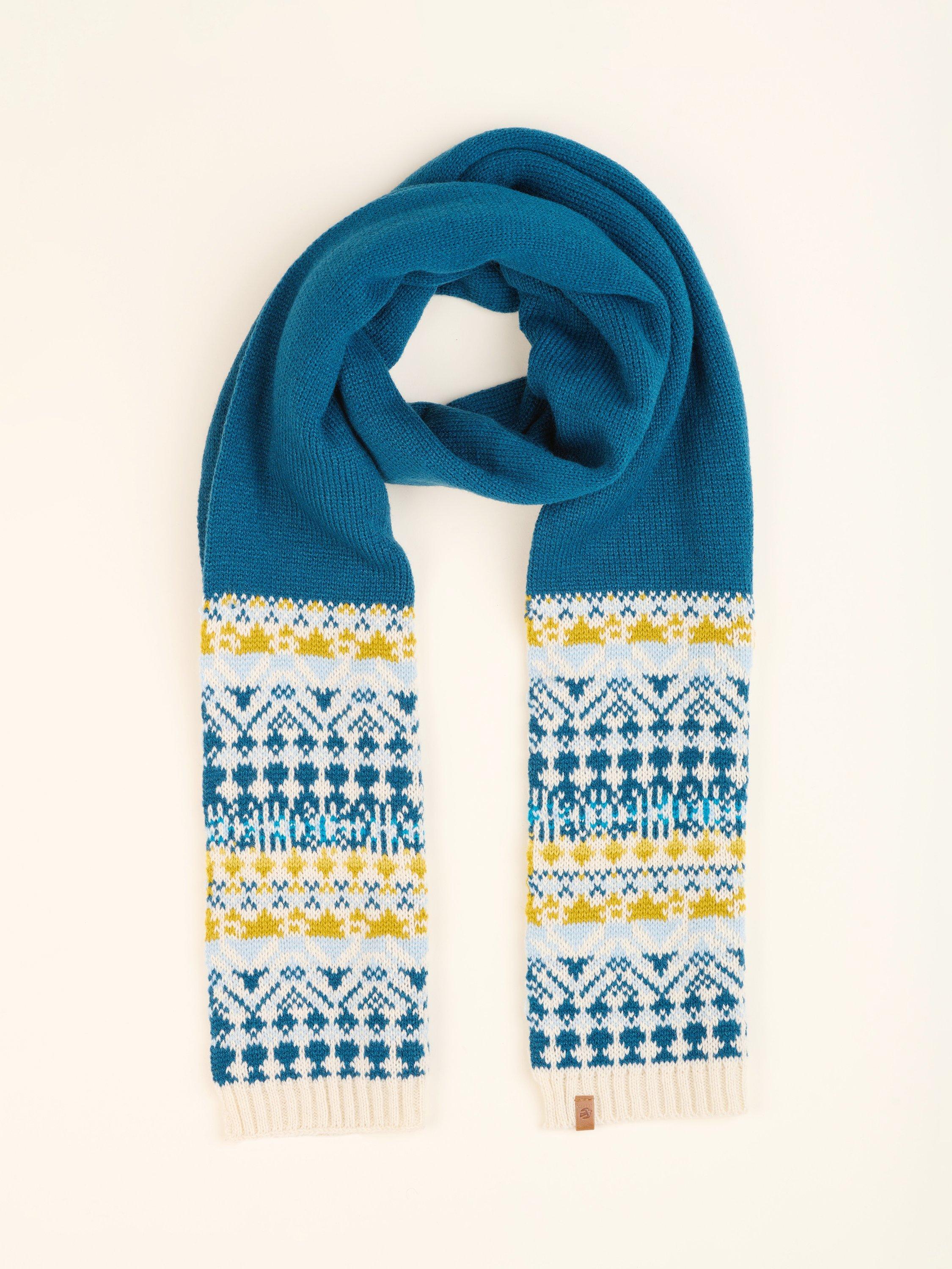 Brakeburn Fair Isle Knit Scarf, Multi