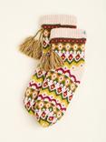 Brakeburn Fair Isle Knit Slipper Socks, Multi