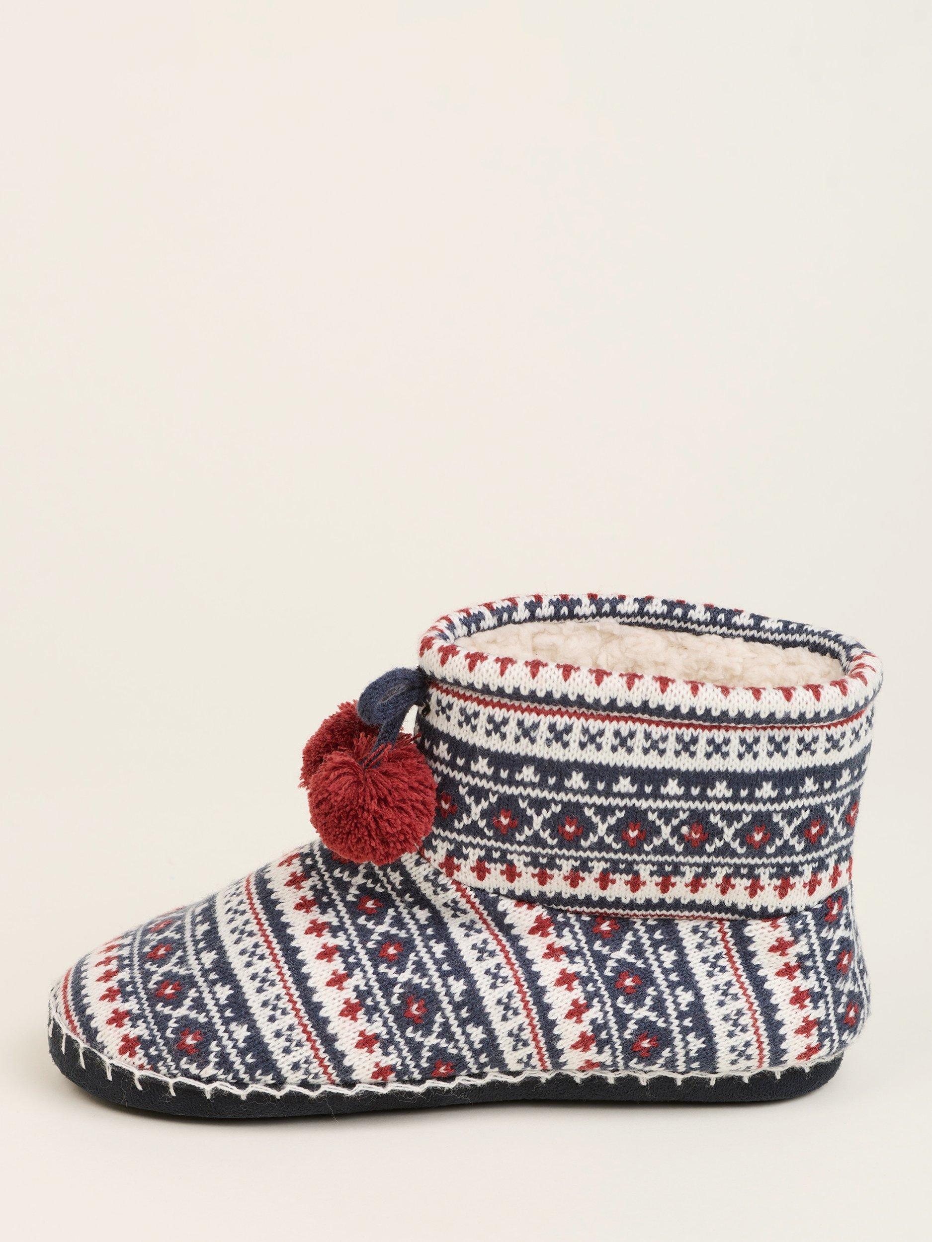 Product image 4 of 5, which shows Brakeburn Nordic Slipper Boots, Multi, S