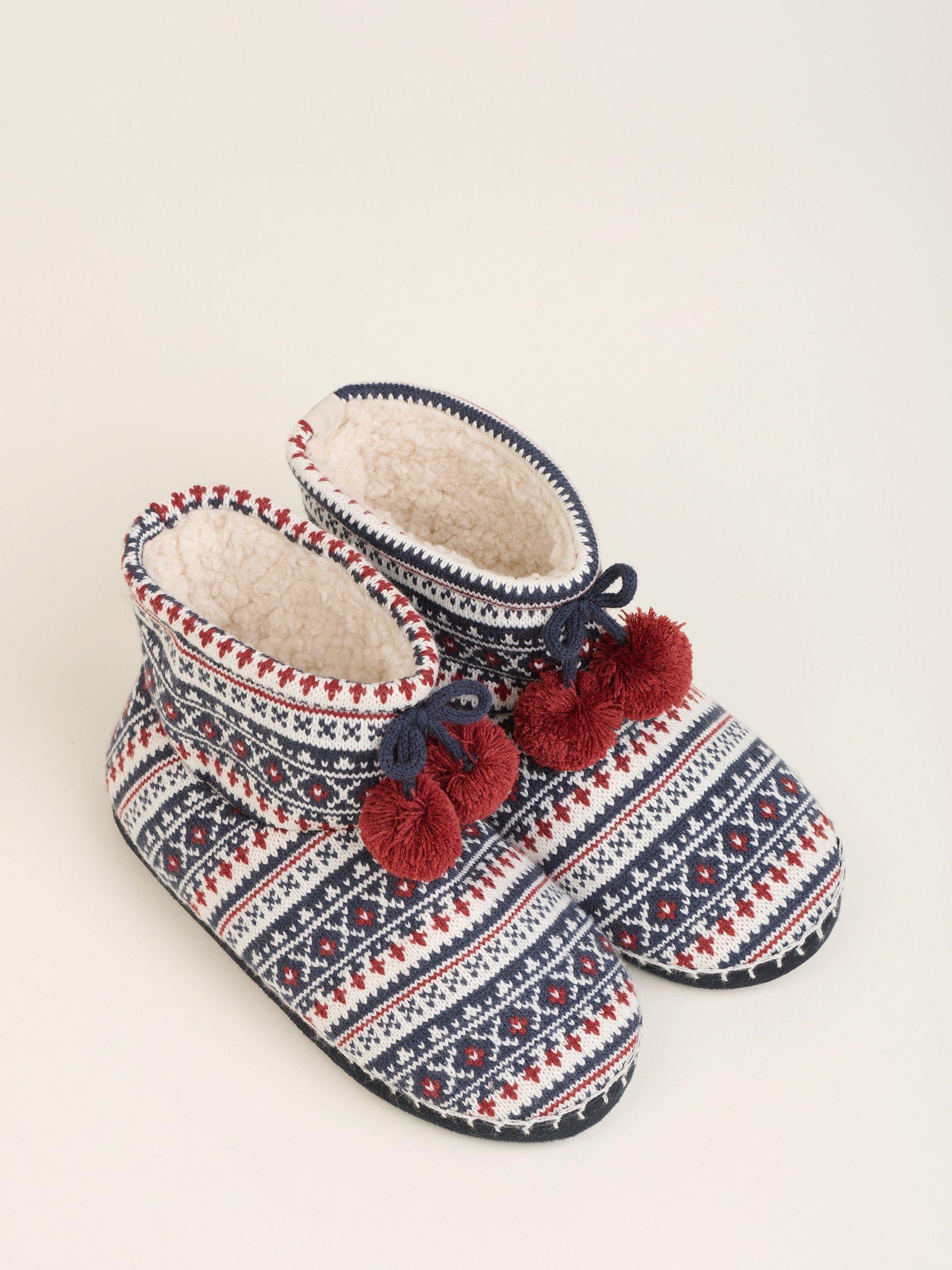Product image 5 of 5, which shows Brakeburn Nordic Slipper Boots, Multi, S