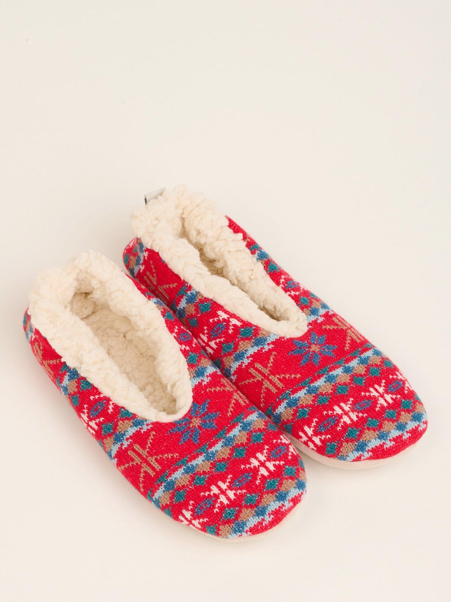 Product image 2 of 4, which shows Brakeburn Star Knit Slipper Socks, Multi, One Size