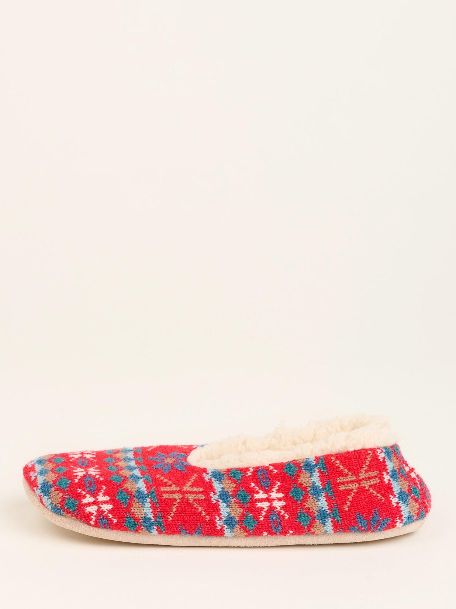 Product image 4 of 4, which shows Brakeburn Star Knit Slipper Socks, Multi, One Size