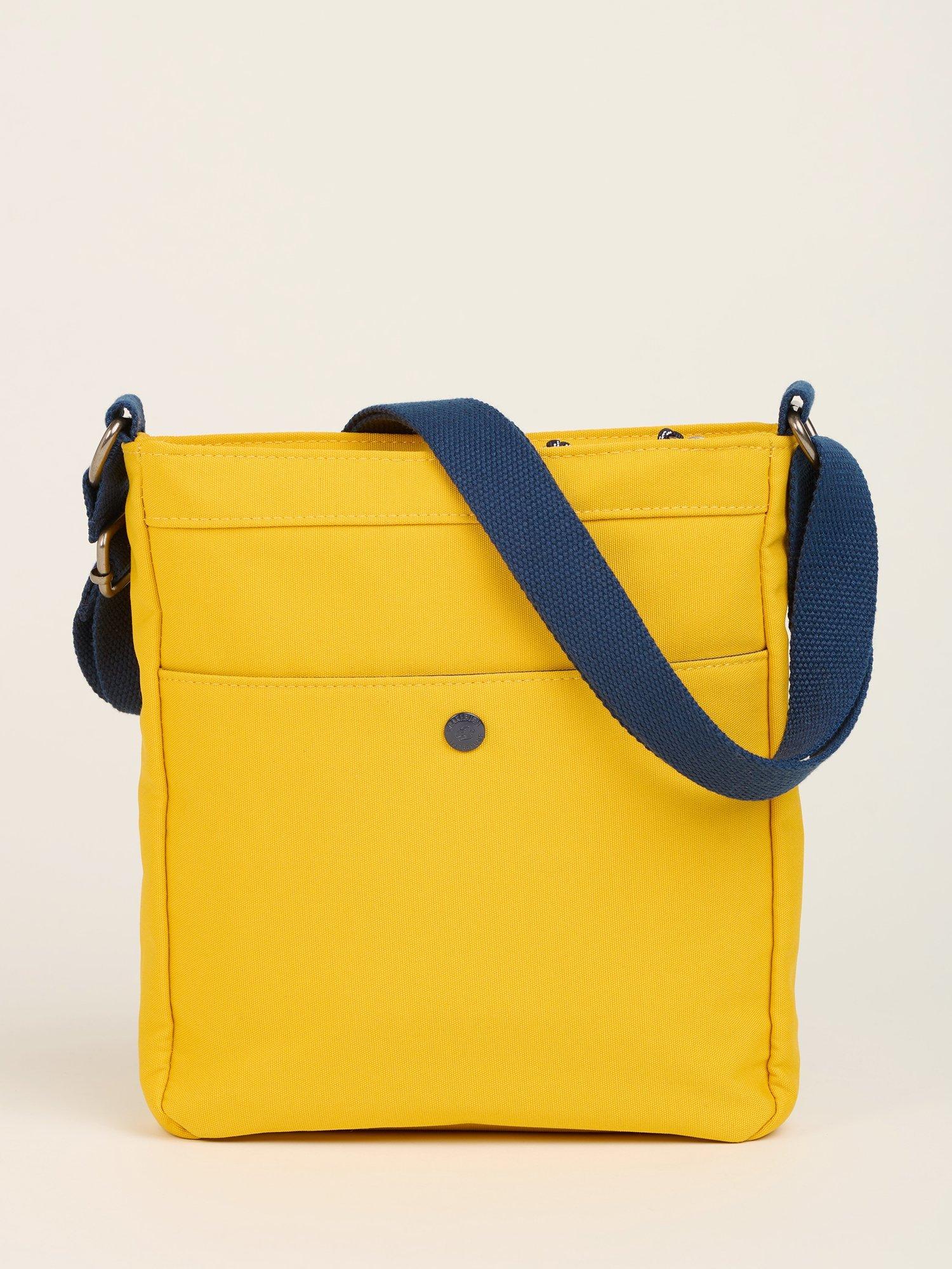 Product image 2 of 4, which shows Brakeburn Large Cross Body Bag, Yellow/Blue