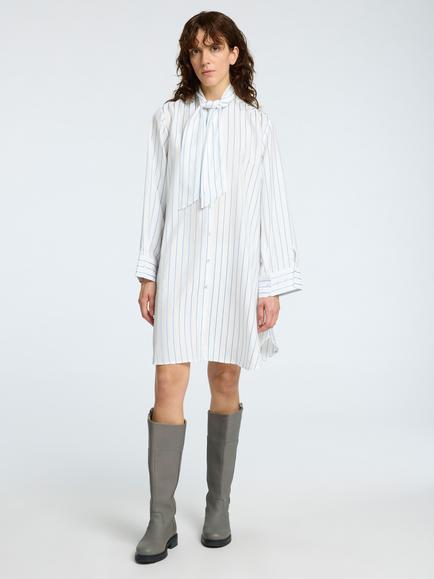 Selected Mairin Stripe Shirt, White - view 2, White