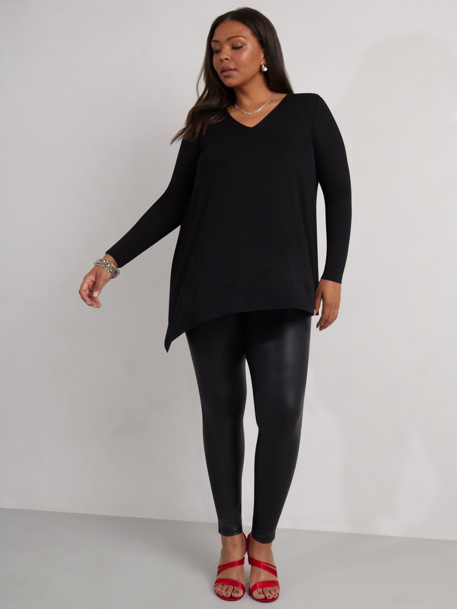 Live Unlimited Curve Petite Jersey Top, Black