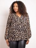 Live Unlimited Curve Leopard Print Top, Multi