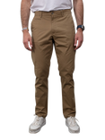 Guards London Stretch Cotton Slim Fit Chinos, Tobacco