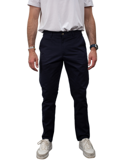 Guards London Stretch Cotton Slim Fit Chinos, Navy