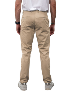 Guards London Stretch Cotton Slim Fit Chinos - view 2, Stone