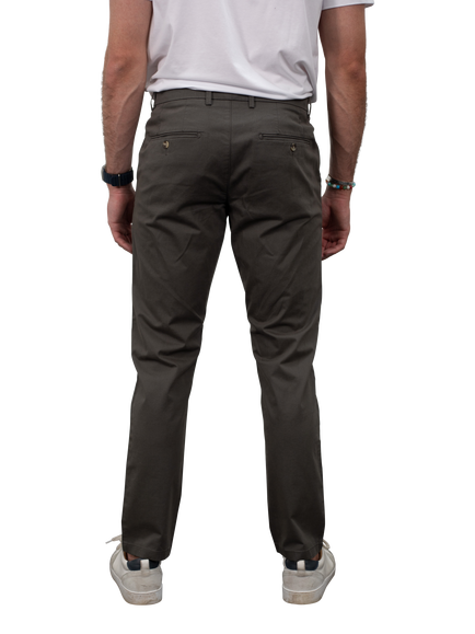 Guards London Stretch Cotton Slim Fit Chinos - view 2, Khaki