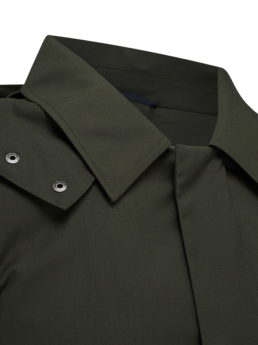 Product image 7 of 7, which shows Guards London Picton Lightweight Mac, Green, 36R