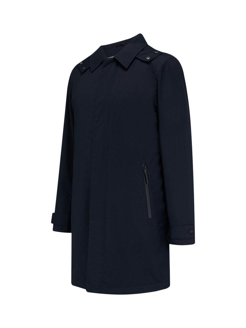 Product image 4 of 6, which shows Guards London Picton Lightweight Mac, Navy, 36R