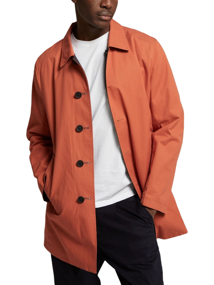 Guards London Montague Reversible Raincoat, Orange/Navy