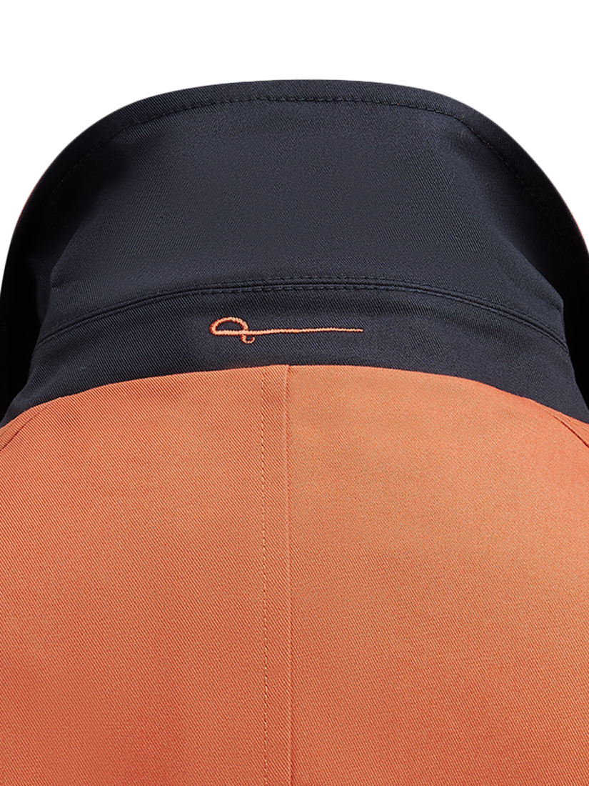 Product image 6 of 8, which shows Guards London Montague Reversible Raincoat, Orange/Navy, 36R