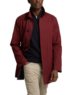 Guards London Montague Reversible Raincoat, Wine/Navy