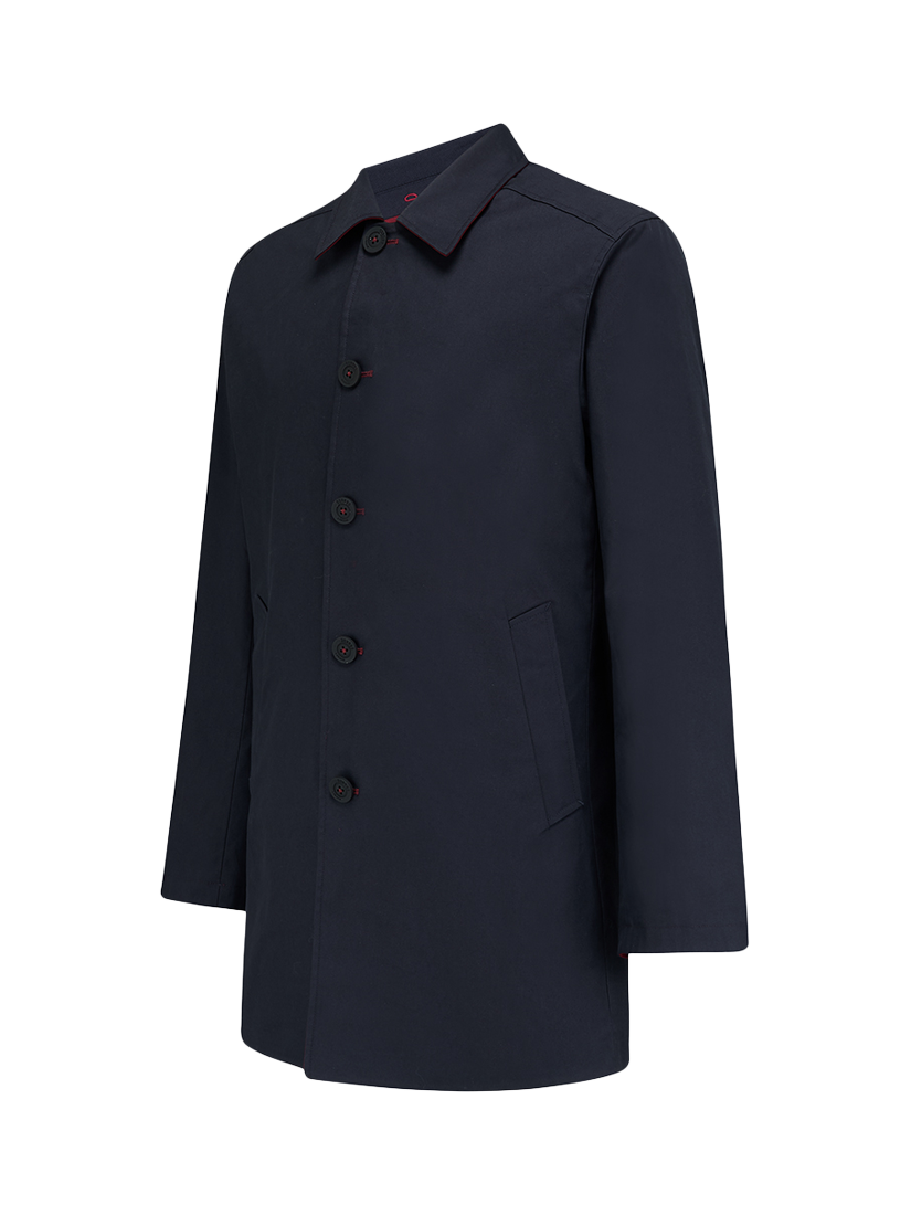 Product image 5 of 8, which shows Guards London Montague Reversible Raincoat, Wine/Navy, 36R