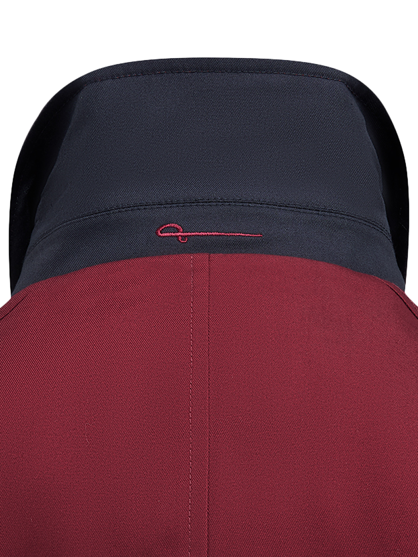 Product image 6 of 8, which shows Guards London Montague Reversible Raincoat, Wine/Navy, 36R