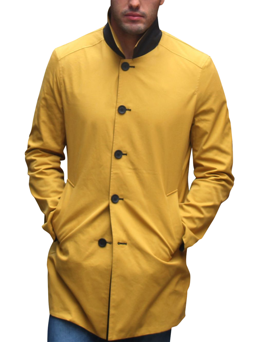 Product image 1 of 7, which shows Guards London Montague Reversible Raincoat, Gold/Black, 36R