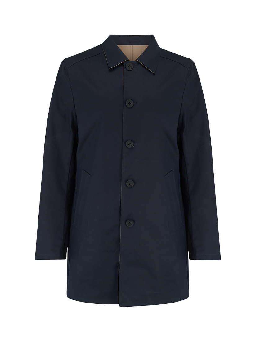 Product image 2 of 6, which shows Guards London Montague Reversible Raincoat, Honey/Navy, 36R