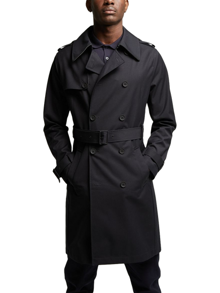Guards London Beacon Unlined Trench Coat, Navy