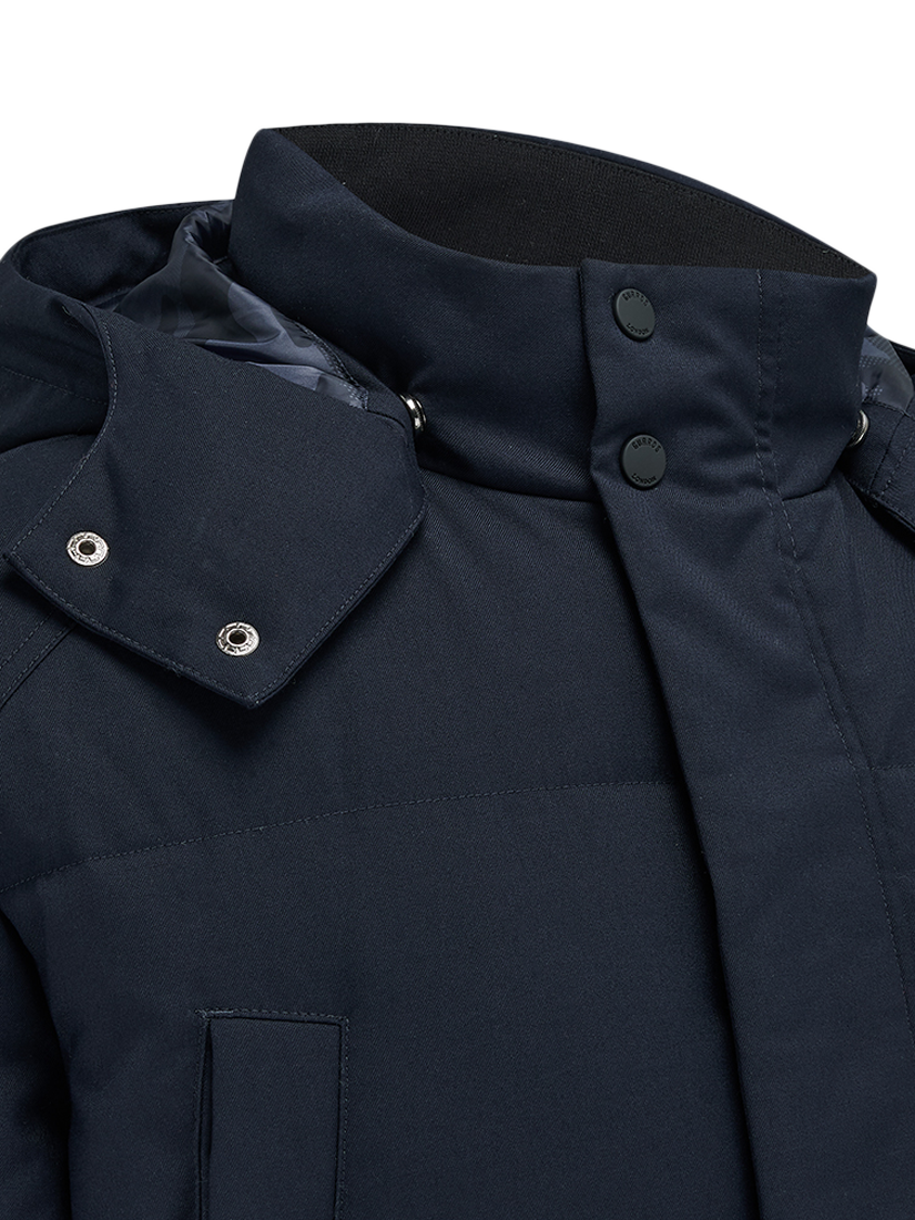 Product image 7 of 7, which shows Guards London Stonehouse Showerproof Duck Down Parka, Navy, 36R