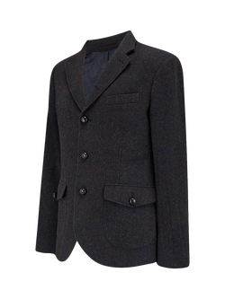 Guards London Allenby Wool Tweed Blazer, Navy