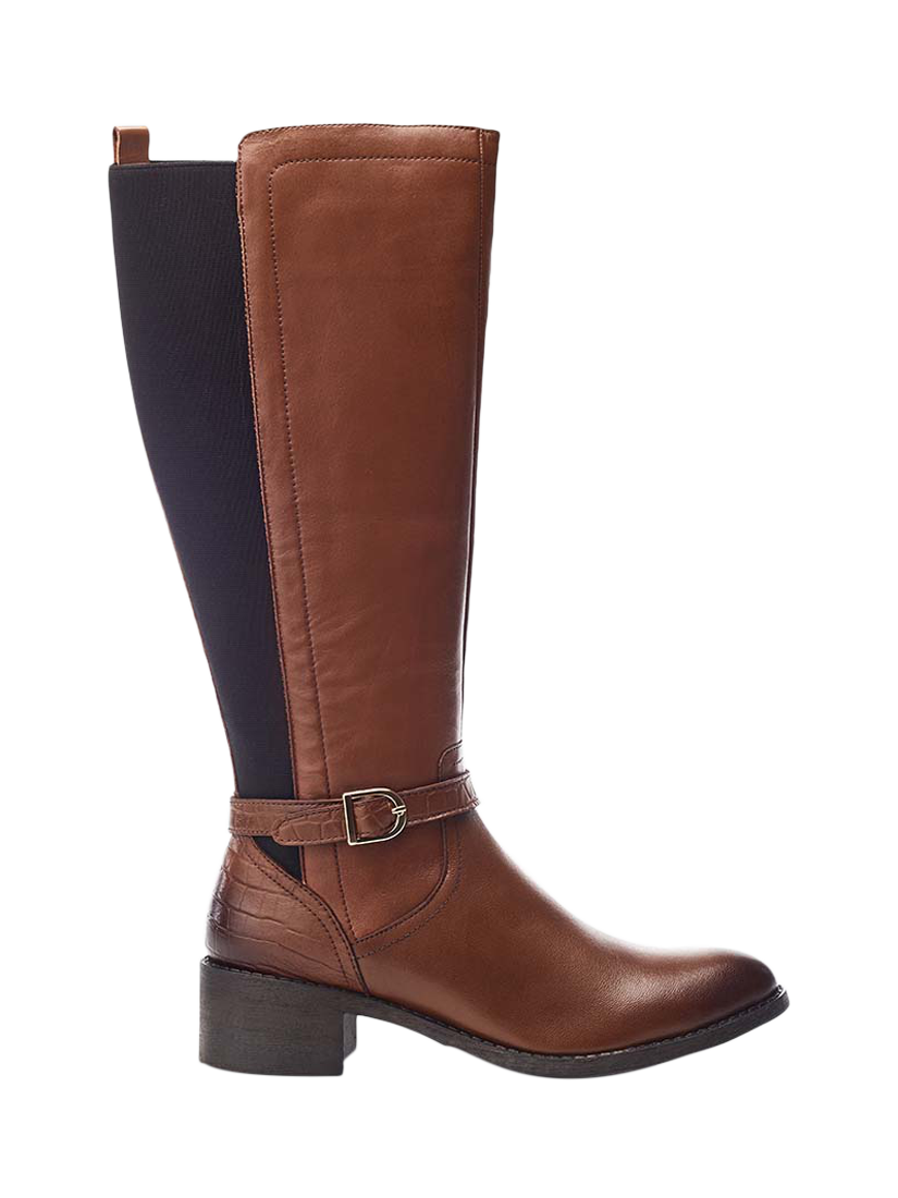 Moda in Pelle Radelle Leather Knee High Boots, Tan