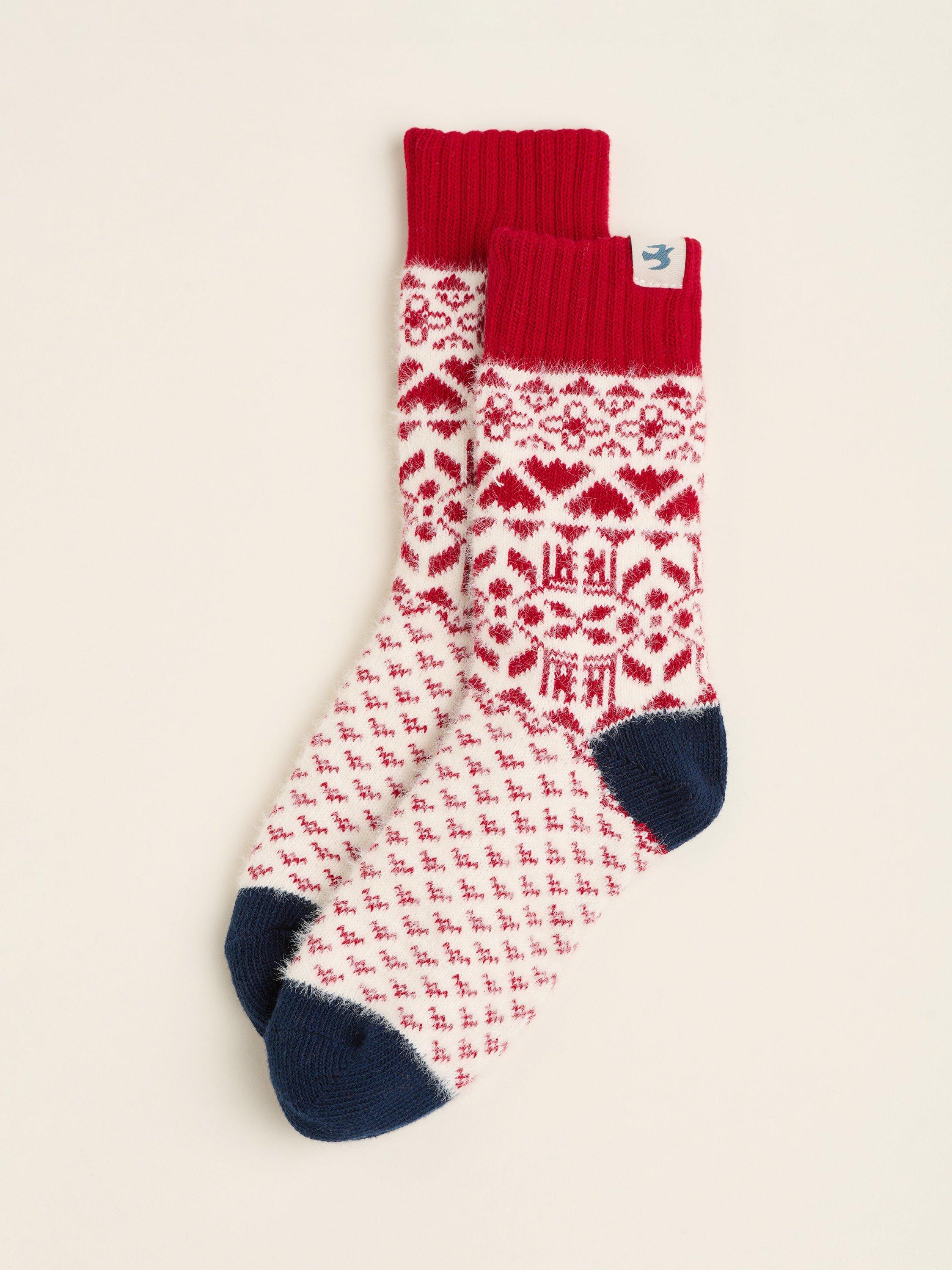 Product image 1 of 1, which shows Brakeburn Nordic Chunky Socks, Multi, One Size