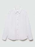 Mango Kids' Popelin Shirt, White