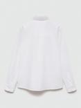 Mango Kids' Popelin Shirt, White