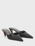 Mango Novel Kitten Heel Mule Court Shoes