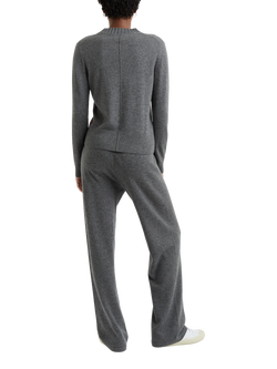 Chinti & Parker Wool & Cashmere Blend Cropped Sweatshirt - view 2, Grey