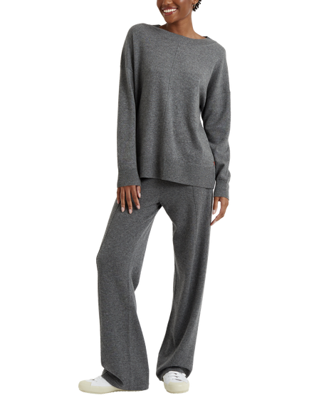 Chinti & Parker Slouchy Wool Cashmere Jumper, Grey, Grey