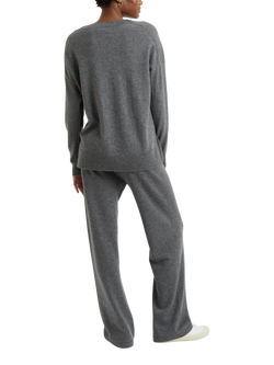 Chinti & Parker Slouchy Wool Cashmere Jumper, Grey - view 2, Grey