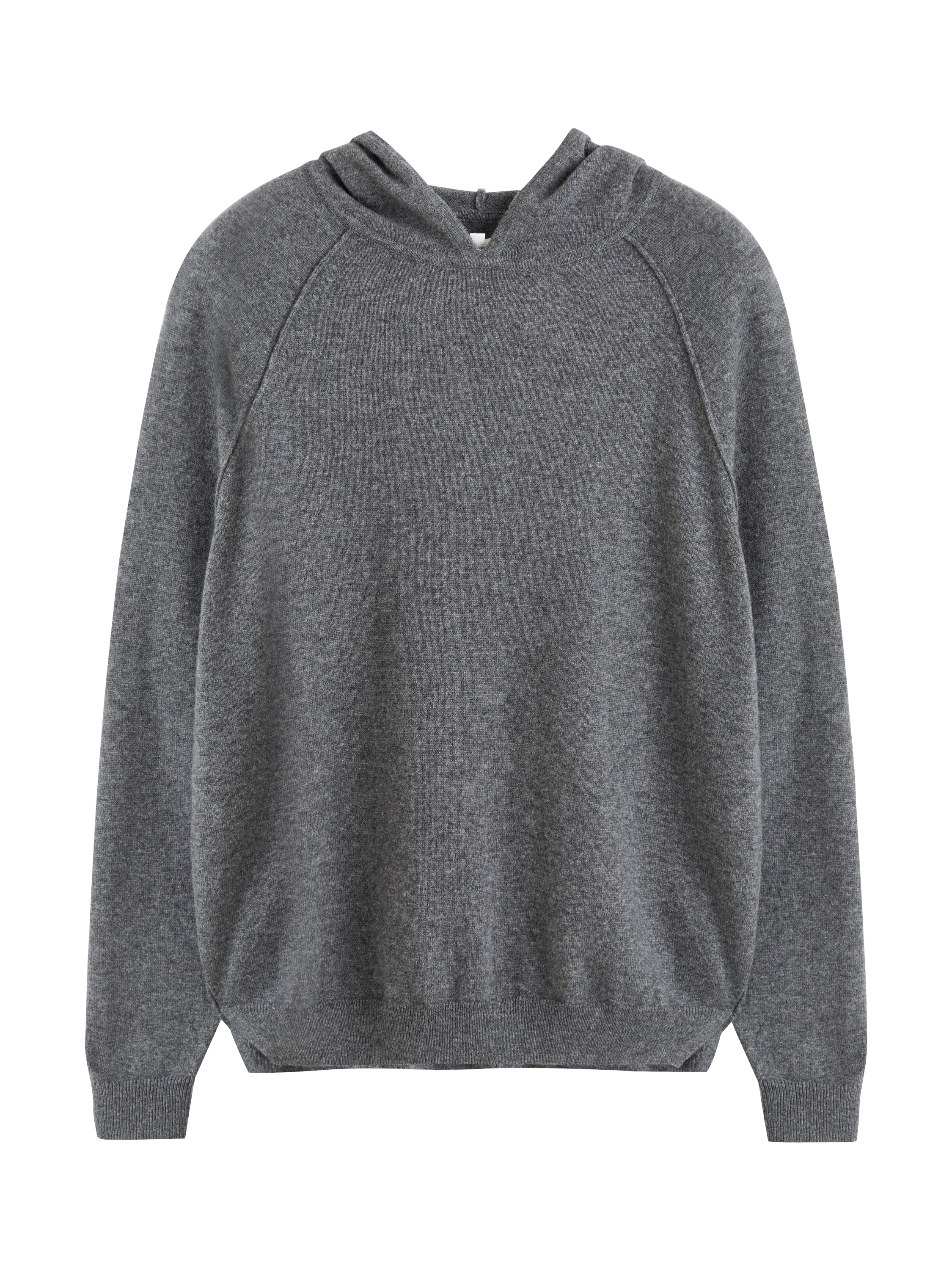 Product image 3 of 3, which shows Chinti & Parker Boxy Wool Cashmere Hoodie, Grey, XS