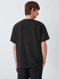 Kin Textured Cotton Blend T-Shirt, Black Beauty