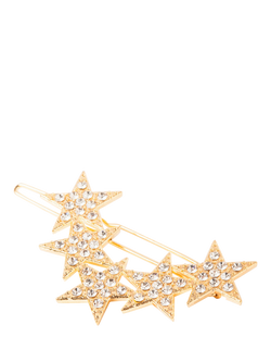 Bloom & Bay Kalei Stars Hair Clip, Gold, Gold