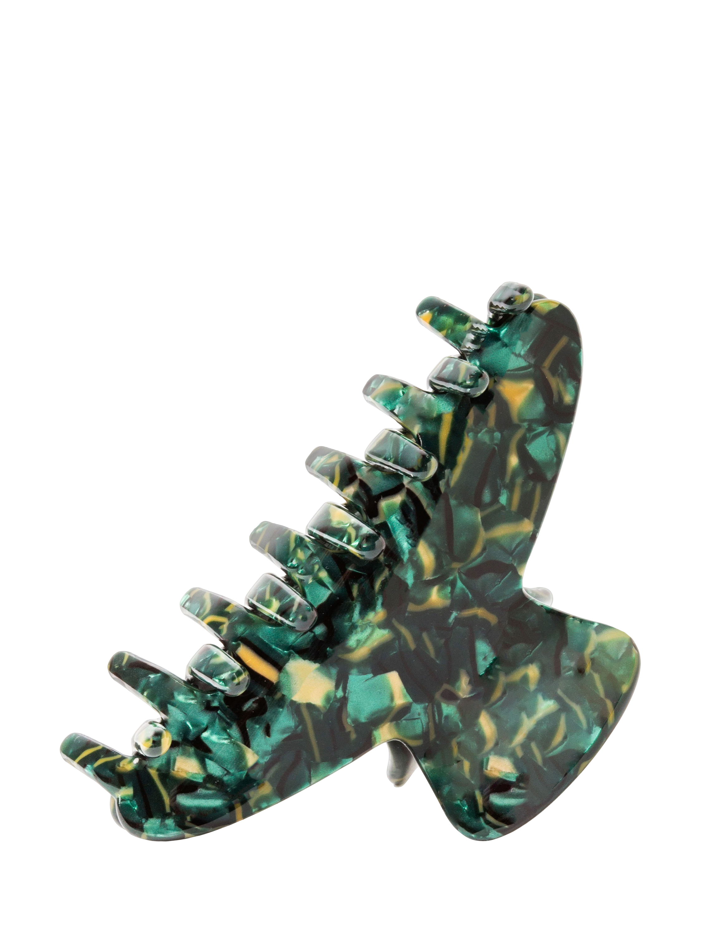 Product image 1 of 5, which shows Bloom & Bay Agnes Claw Hiar Clip, Green