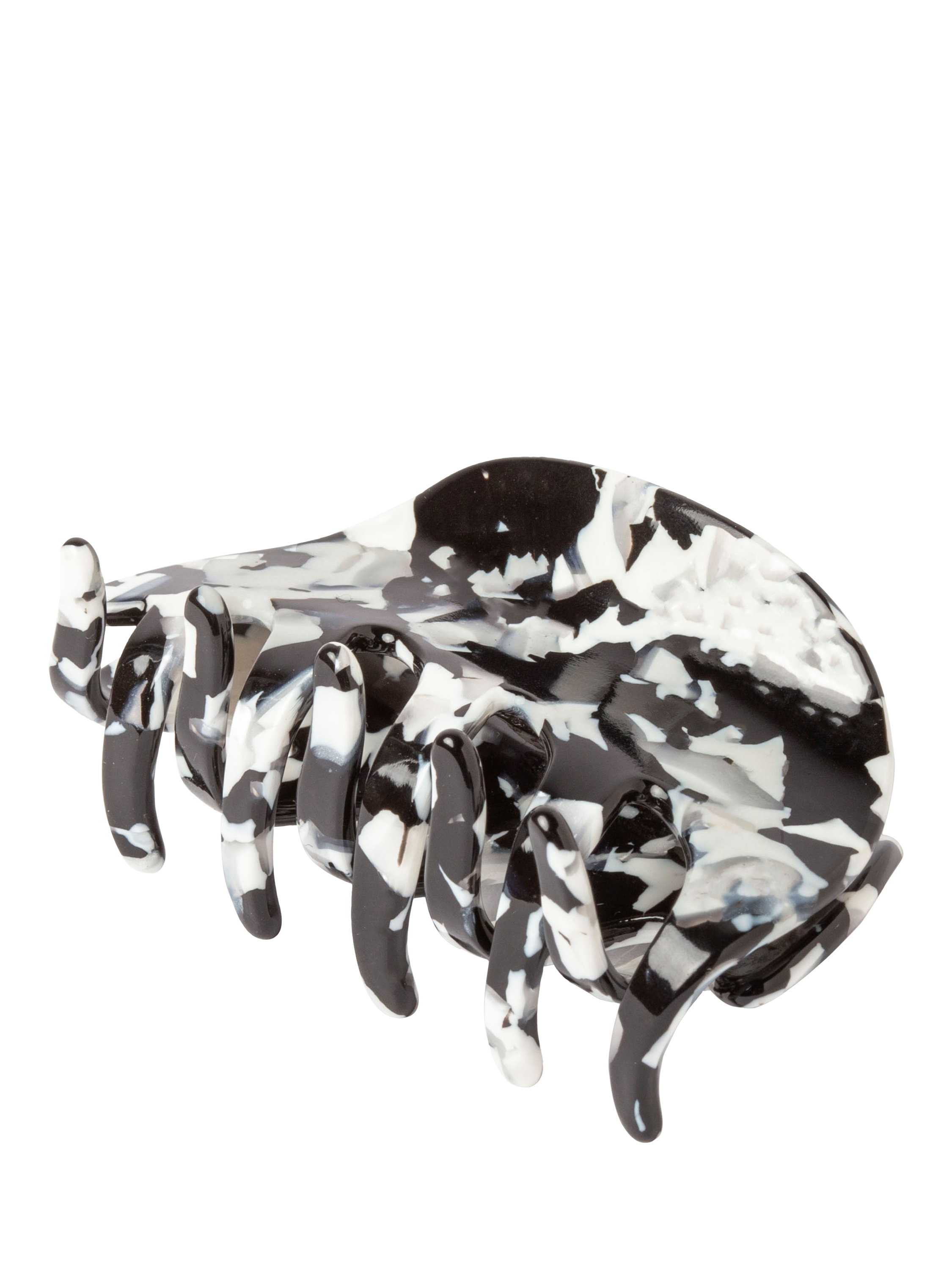 Product image 2 of 4, which shows Bloom & Bay Sennen Claw Hair Clip, Black/White