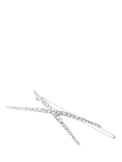 Bloom & Bay Nola Sparkle Hair Clip, Silver, Silver