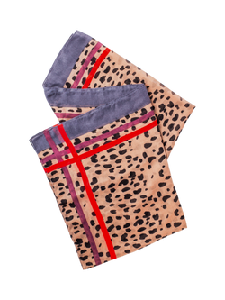 Bloom & Bay Eden Animal Print Scarf, Multi - view 2, Multi