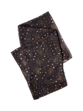 Bloom & Bay Zara Stars Scarf, Black/Gold